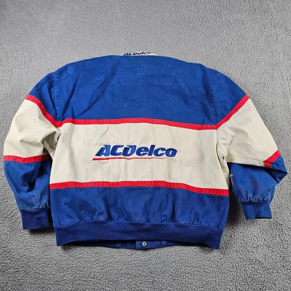 Vintage Jeff Hamilton Dale Earnhardt Jr Jacket Mens 2XL #3 Distressed Nascar 90s